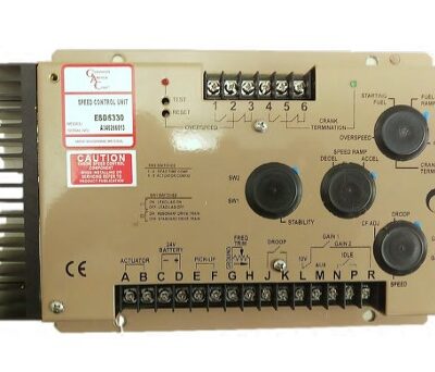 A closeup of a GAC ESD 5330 speed controller