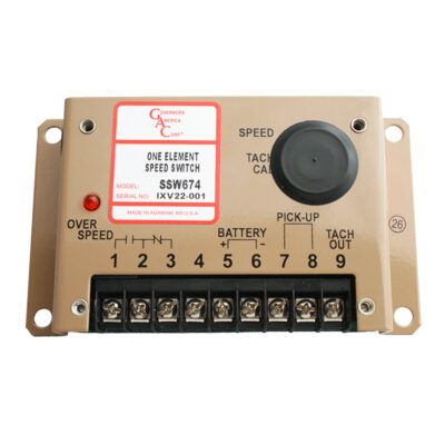 3-4 week lead time! GAC SSW Series SSW674 Governors America Corp One Element Speed Switch