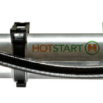 A Hotstart CB engine heater with a thermostat