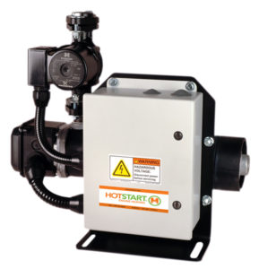 A Hotstart CSM Heater for large diesel generators