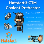 Hotstart CTM25110-N00 Engine Block Heater | 2.5 kW 120v Temp Range 100-120 F w/ 48" Cord & NEMA Plug
