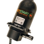 A black Hotstart TPS engine block heater