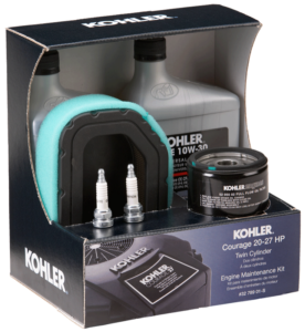 A Kohler 20kW Maintenance Kit CH1000 with spark plugs oil filter and oil