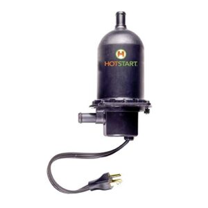 A black Hotstart TPS engine block heater with cord