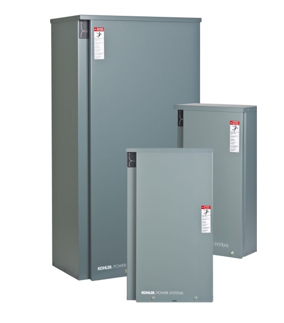 Three Kohler Automatic Transfer Switches