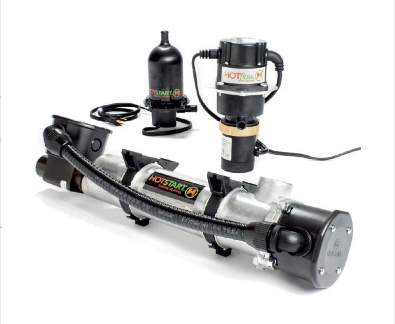 Three Hotstart engine heaters for standby generators.