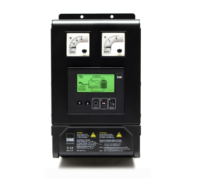 The BC2410Ei intelligent battery charger with display and meters