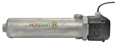 A hotstart aluminum SL engine heater without a thermostat