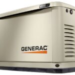 A tan 10kw standby generator