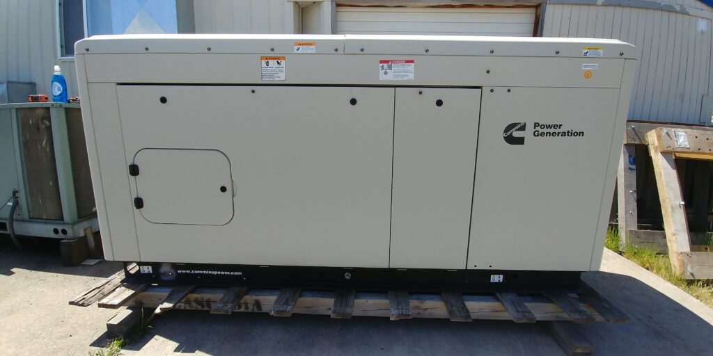 A Power Generation Accessories Generator ready for Installation