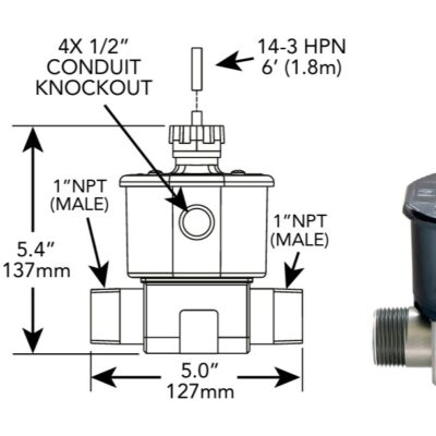 2-3 Week Lead Time! Hotstart TFT8-220 Remote Thermostat 1" NPT male x 1" NPT male 80 °F (27 °C) 100 °F (38 °C)