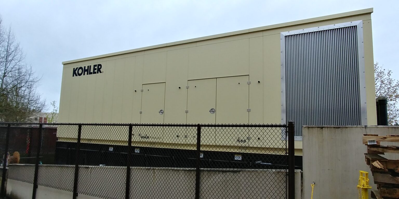 An Industrial Kohler generator