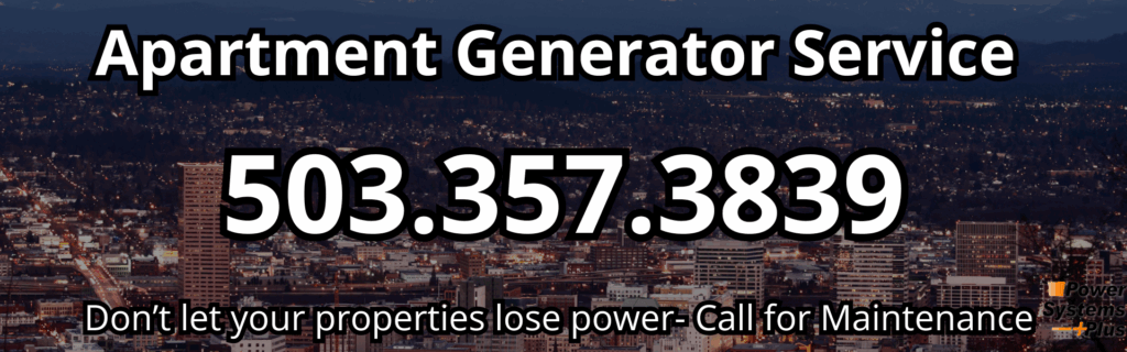 apartment backup generator service and repairs in oregon by power systems plus