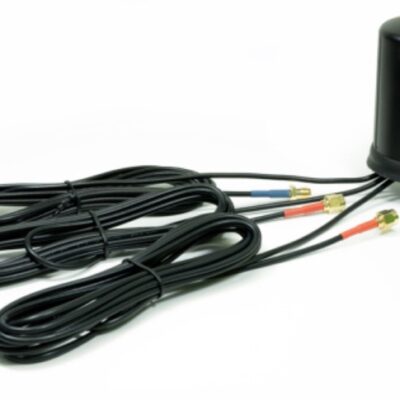 A black 4G LTE/GPS antenna from Deep Sea Electronics
