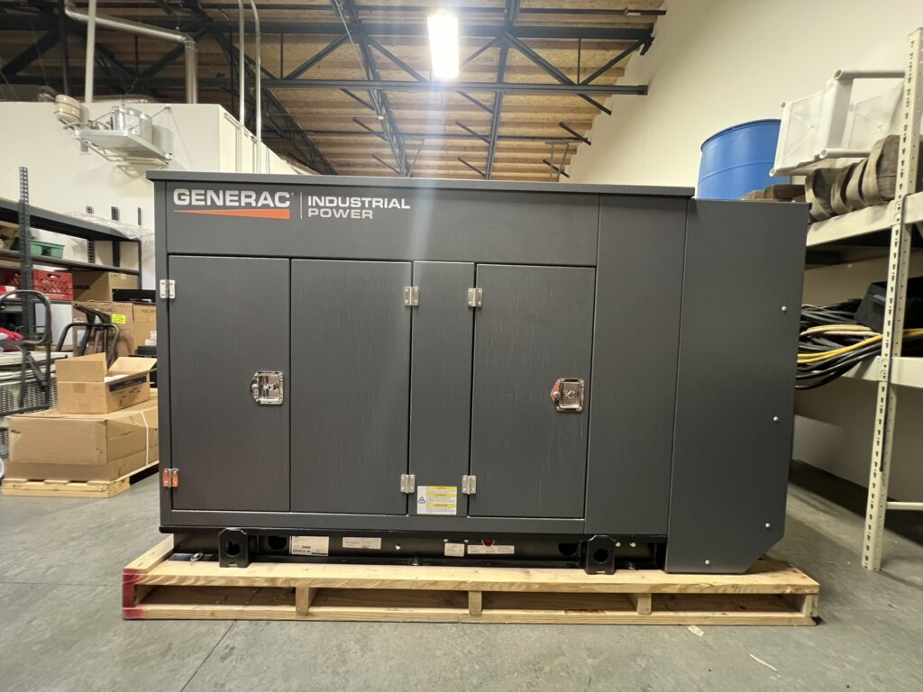 A Generac Industrial Generator