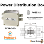 Hotstart PDB-000 Power Distribution Box | 8 Openings