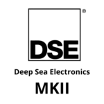 A Deep Sea Electronics Logo with the text Deep Sea Electronics MKII