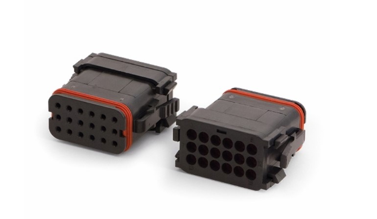Black and red DSE DT16 Deustch connector A
