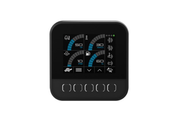 A black DSE E050 eview engine display