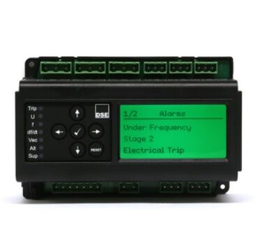 A black and green DSE P100 Mains decoupling relay