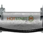 An aluminum Hotstart EE heater for diesel engines
