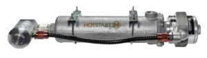 An aluminum Hotstart EE engine heater for hazardous locations