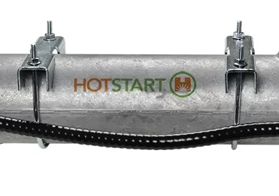 An aluminum Hotstart EE heater for diesel engines