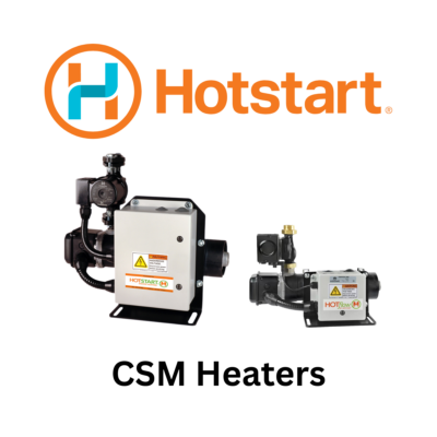 Two CSM heaters from Hotstart for large diesel generators