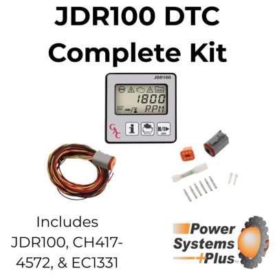 JDR100 DTC with cable harness and connector for generator monitoring