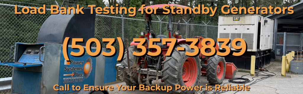 Load bank testing services for standby generators in Oregon