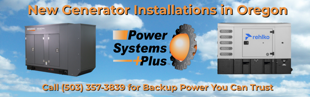New Generator Installation for reliable backup power in Portland near Gresham, Clackamas, and Salem, OR